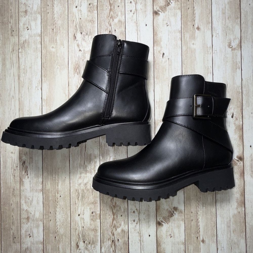 Unisa Unjezzo Women's‎ Ankle Boots Zipper Buckle Black Size 7 M